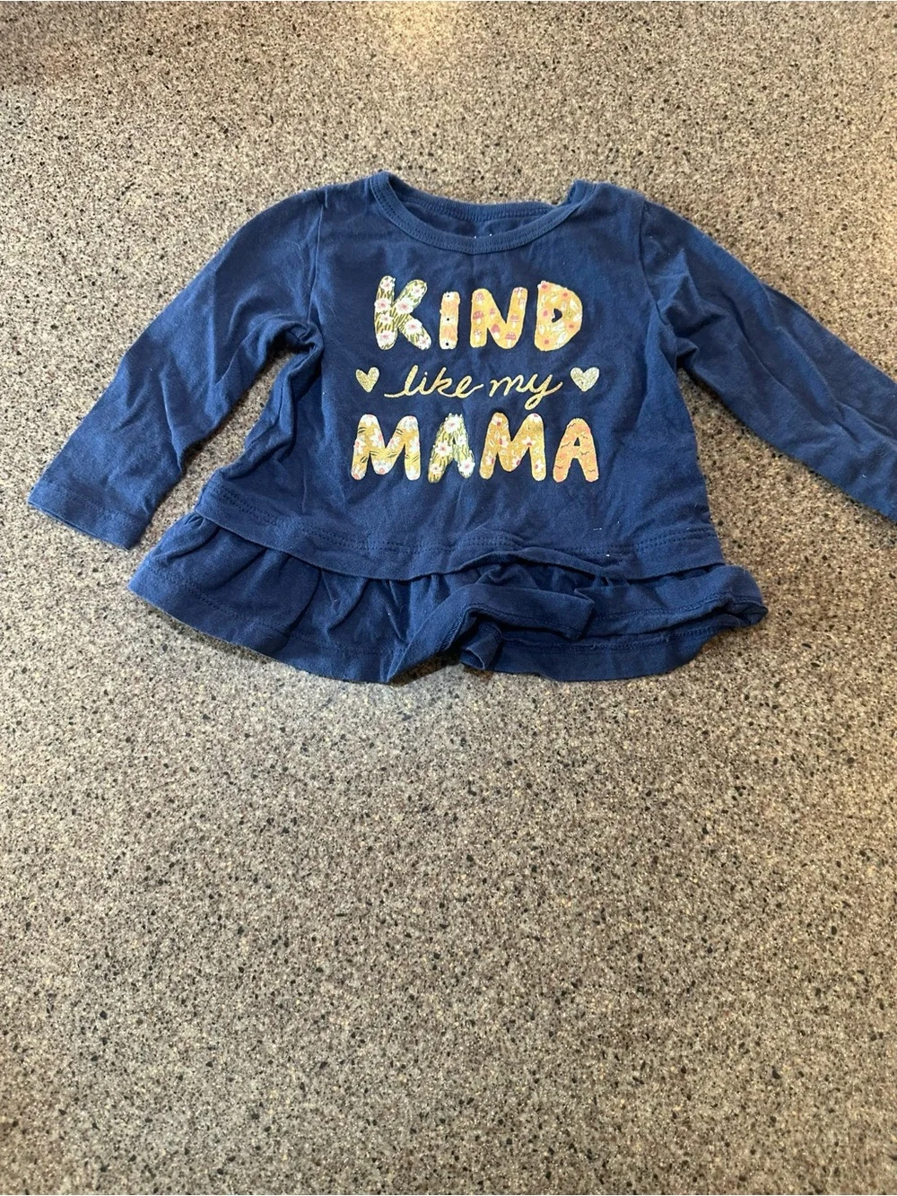 Kids Navy Long-Sleeve Top - 